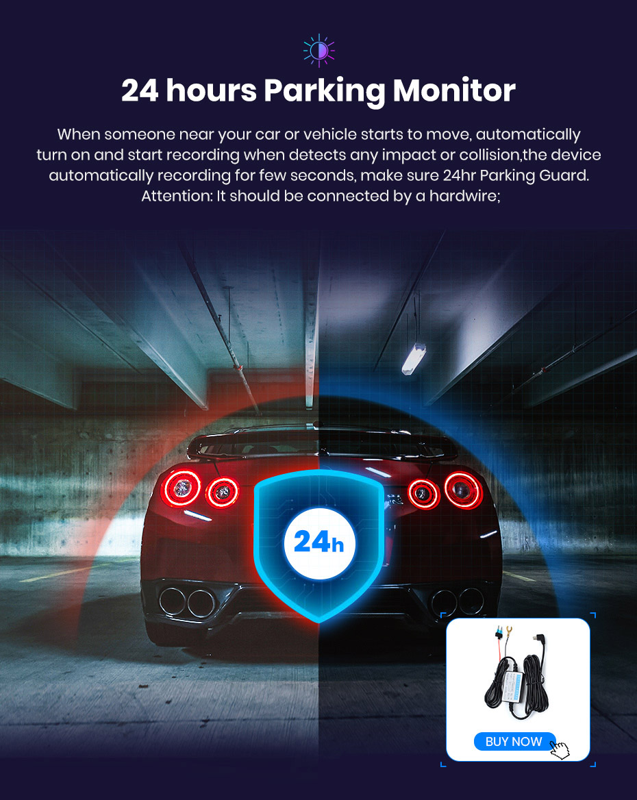 24 hours parking mode
