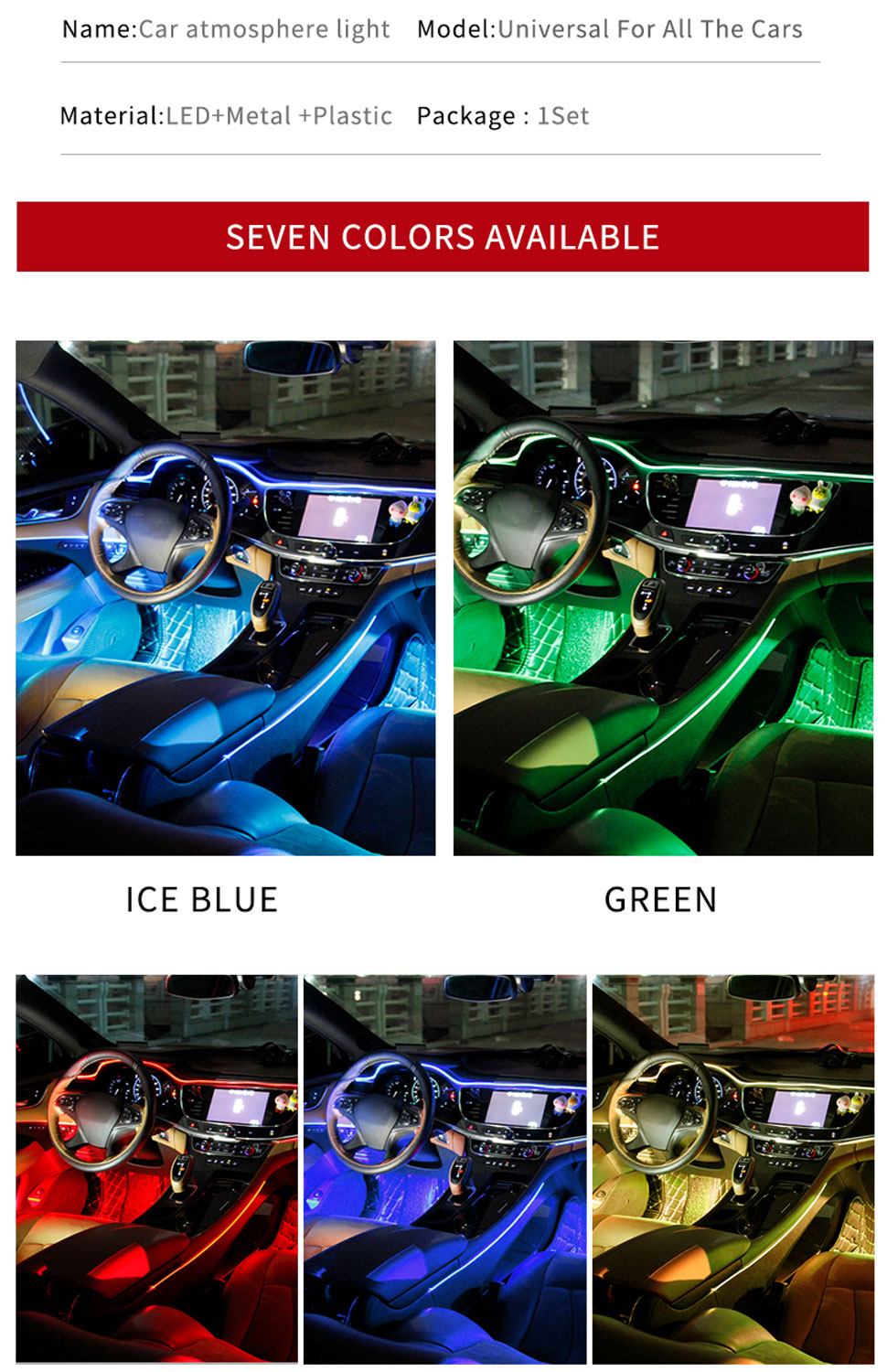 car interior led lights wireless