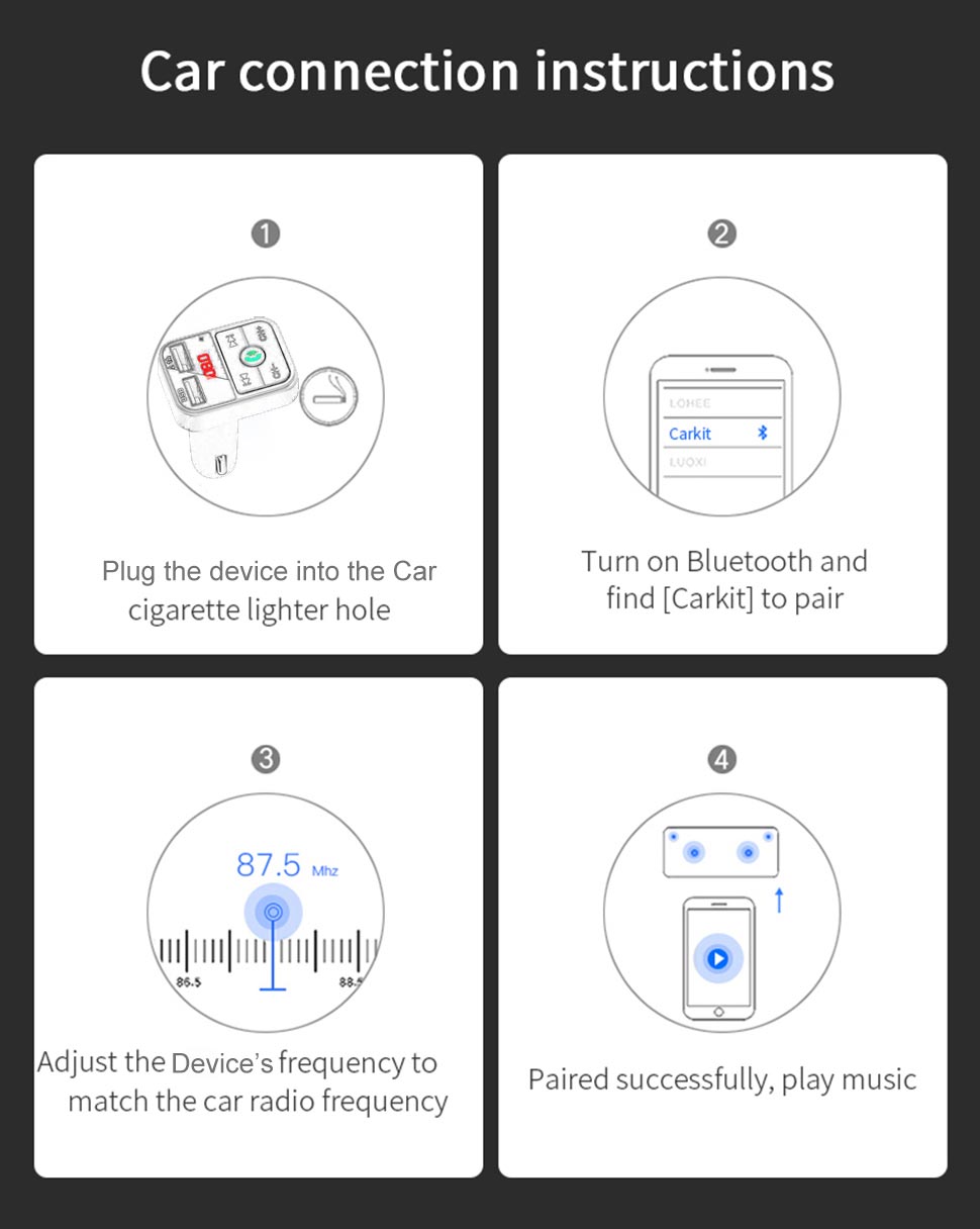how to use bluetooth transmitter for car