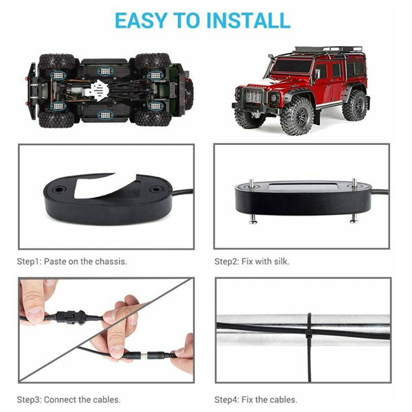 how to install rock lights on a truck