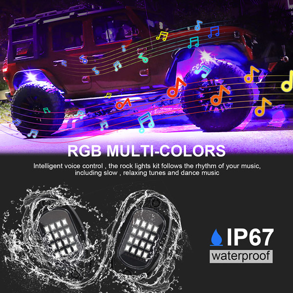 jeep rock lights waterproof