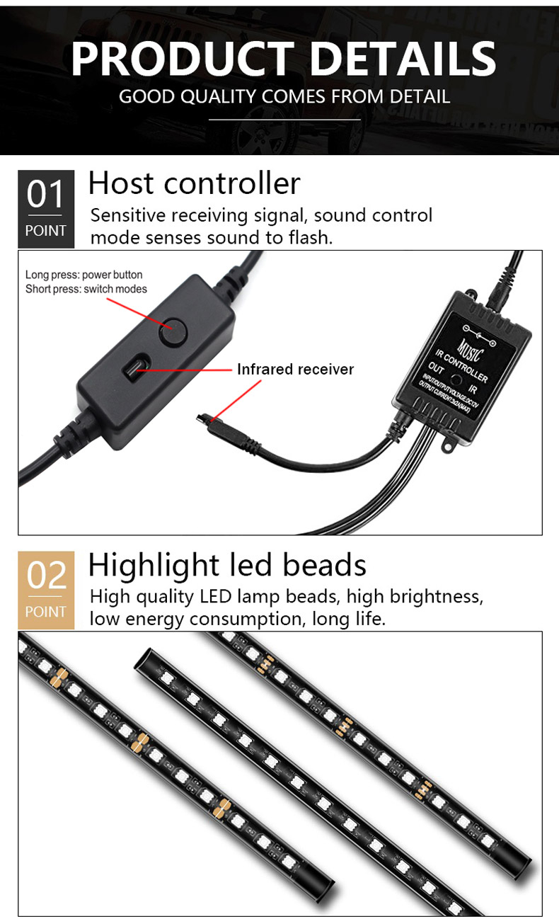 led interior trim lights