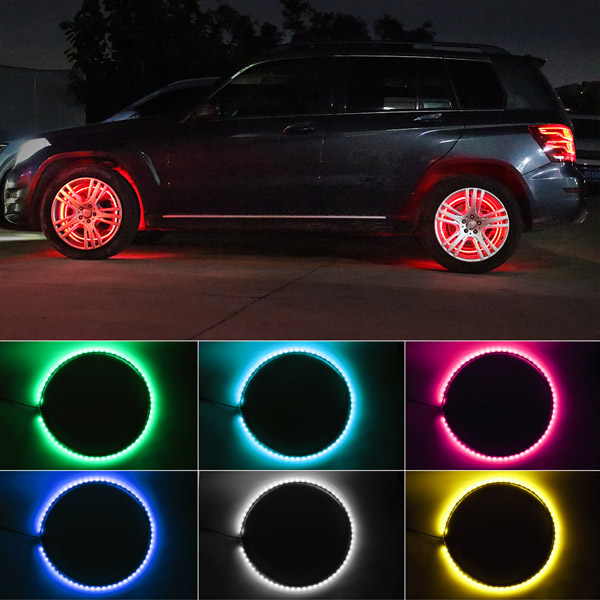 led wheel ring lights